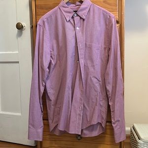 J Crew Red and White Gingham Shirt